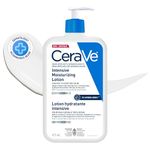 CeraVe Intensive Moisturizing Lotion with 5% Hydro-Urea & Shea Butter, for Dry to Very Dry Skin, Hydrates Itchy Skin due to Dryness. Fragrance-Free, Developed with Dermatologist, 473mL