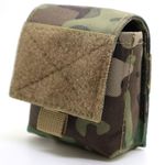 Small Multicam Camouflage MOLLE Pouch Waist Pack Bag EDC Organiser Medic Tool Bag Airsoft Military Army Utility Belt Backpack Vest Pouch Camo MTP