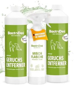 BactoDes - Désodorisant concentré Animaux 2L avec Vaporisateur mélangeur - Spray Chat Anti Pipi Puissant avec Effet microbien Bio - Anti Odeur litiere Chat - Anti Odeur Chien - Elimine Les odeurs