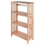 Winsome Wood Foldable 4-Tier Shelf, Natural