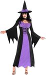 Morph Purple Witches Costumes For Women, Adult Halloween Costumes Women Witch, Adult Witches Outfit Witch Dress Women, Witch Costume Adult Women, Witches Costume Adult Large