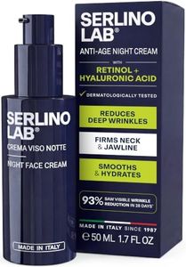 Serlino Lab Face Cream – Moisturizer with Retinol and Hyaluronic Acid, Refreshing Effect, Reduces Wrinkles and Dark Spots, Improves Skin Elasticity and Radiance