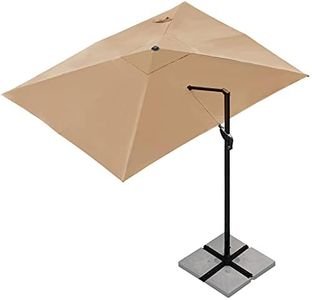 Sunnyglade 10x13 Ft Cantilever Patio Umbrella Tan