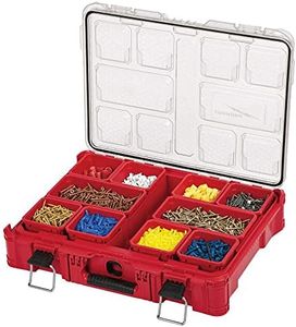 48-22-8430 For Milwaukee10-Bin Impact Resistant Polymer Packout Organizer Length 19.76 in. Width 15 in. Height 4.61 in.