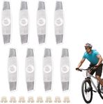 VICDUEKG 8 Pcs Bike Wheel Reflectors Bicycle Spoke Reflectors Bicycle Safety Warning Reflector Accessories for Mountain Bike Road Bike Night Riding