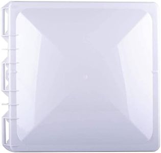 wadoy RV Camper Vent Cover/Lid Fits for 14" x 14" Jensen Metal Roof Vents (White)