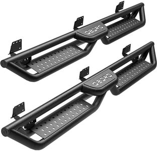 Running Boards Compatible with 2019-2025 Dodge Ram 1500 New Body Crew Cab, 6" Two-Stair Steel Side Step Rail Drop Nerf Bars (Excl 19-25 1500 Classic)