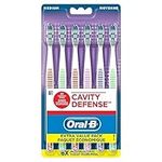 Oral-B Cavity Defense Toothbrush, Medium, 6 Count