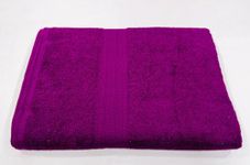 Bombay Dyeing Tulip Premium Cotton Bath Towel 450 GSM - Large Size (Megenta)