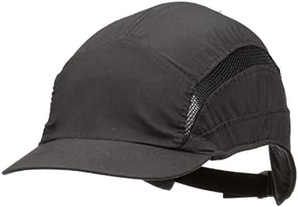 3M™ First Base™ 3 Casquette antiheurt 2030610, Classic, noir, visière réduite, 55 mm