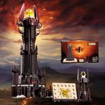 Glowing Lord Castle Building Set, 969 PCS Compatible with Lego, STEM LOTR Gift Toy for Boys and Girls, Dark Tower Architecture Model (KK0001)