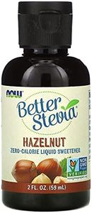NOW Foods, Better Stevia Liquid, Hazelnut, Zero-Calorie Liquid Sweetener, Low Glycemic Impact, Certified Non-GMO, 2-Ounce