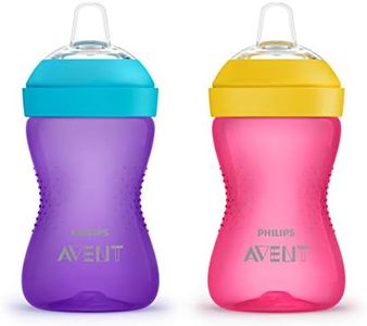 Philips Avent My Grippy Spout Cup, 10oz, 2pk, Pink/Purple, SCF801/22
