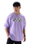 The Souled Store Cartoon Network: Johnny Bravo Men Oversized Full Sleeve T-Shirt