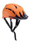 Bicycle Helmet with Sun Visor Suitable for Kids, Boys and Girls up to 10 Years | Orange (Pack of 1)