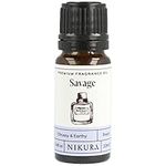 Nikura Savage Fragrance Oil - 10ml | Perfect for Soap and Candle Making, Wax Melts, Diffuser for Home, Oil Burners | Great for use in Bath Bombs, Perfume Fragrance, Candle Scents | Vegan & UK Made