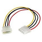 StarTech.com 12in Molex LP4 Power Extension Cable M/F - 4 pin Molex Power Connector - 4 pin Power Extension Cable - LP4 Power Cable (LP4POWEXT12)