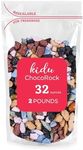 Chocolate Rocks Kidu Candy Bulk – Candy Coated Edible Rock Chunks for Cake Decorating – Resealable Bag (2 Pound (Pack of 1) - New)