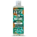 Faith In Nature Organic Coconut Shampoo, Hydrating for Dry Hair & Scalp, Vegan & Cruelty Free, No SLS, Silcones or Parabens, 400ml