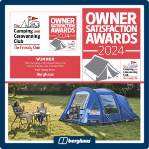 Berghaus Adhara 500 5-Person Tunnel Tent – Darkened Bedrooms, Blue