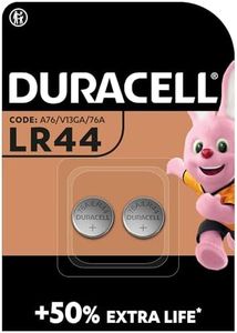 2-Pack LR44 Alkaline Button Coin Cell Battery