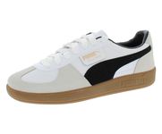 PUMA Palermo Unisex Sneakers, White-vapor Gray-gum, 8 Women/6.5 Men