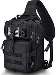 HAOMUK Tactical Sling Bag Pack Mili