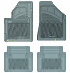 Koolatron Pants Saver Custom Fit 4 Piece All Weather Car Mat for Select Hyundai Santa Fe Models (Grey)