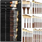 Nicpro 30pcs Paint Brush Set, Profe