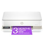 HP Envy 6155e Wireless All-in-One Colour Inkjet Printer, Portobello, Print, scan, Copy, Duplex Printing Best for Home, 3 Months of Ink Included (714L5A)