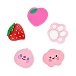 Newseego 5 Pack Cute Cable Protector, Cartoon PVC Charger Protector Cable Bites Prevent Breakage Cable Cord Saver Cover Data Cable Protector for iPhone/iPad