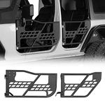 Front & Rear Tubular Half Doors Off Road for 07-18 Jeep JK Wrangler Unlimited 4-Door