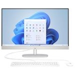 HP 27-CR0045NA | Intel Core i5-1335U | 27-Inch Full HD | 8GB RAM | 512GB SSD | Windows 11 Home | All-in-One Desktop PC | Slim Design | Home & Office | Productivity PC