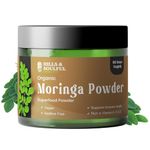 100% Pure Organic Moringa Powder | Drumstick Leaf powder | Natural Multi-vitamin | Good for Skin and Hair | Good For Digestion, Energy, Immunity, Weight Management For Men And Women