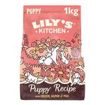 Lily's Kitchen Made with Natural Ingredients Puppy Dry Dog Food Chicken, Salmon & Peas Grain-Free Recipe 1kg