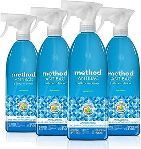 Method Antibacterial Bathroom Cleaner, Kills 99.9% of household germs, Spearmint, 28 Fl Oz, 4 pack