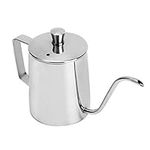 Byged Stainless Steel Coffee Pot, High Temperature Resistance 350ml Coffee Mug, Camp Tea Kettle Dishwashable Hand Drip Coffee Kettle, Office Use for Camping for Travel Home Use