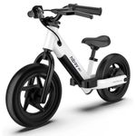 Hiboy BK1 Electric Bike for Kids Ages 3-5 Years Old, 24V 100W Electric Balance Bike with 12 inch Inflatable Tire and Adjustable Seat, Electric Motorcycle for Kids Boys & Girls (White)