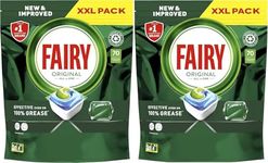 Fairy Original All-in-One Regular Dishwasher Tablets - 70 Tablets Pack Of 2