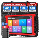 KINGBOLEN K7 Car Diagnostic Tool,OE-Level All System Diagnostic OBD2 Scanner,Bi-Directional Scan Tool with ECU Coding,36+ Services,Oil,Brake,DPF Reset,Lifetime Free Update,FCA and CANFD.