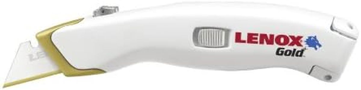 LENOX Tools Utility Knife, Quick-Change, Retractable (20353SSRK1) , White