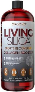Living Silica ORGONO Sports Recovery | Vegan Collagen Booster | Silica-Based | Pre & Post Workout Supplement | Supports Joint Recovery, Tendon & Cartilage Health, Energy & Endurance | 33.8 Fl Oz