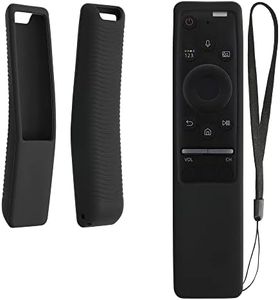 kwmobile Carcasa de Silicona Compatible con Samsung BN59-01274A / BN59-01330B Funda Mando a Distancia - Funda de Silicona Control Remoto - Negro