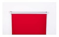 Blackout Roller Blinds for window shades - Black out Thermal Insulated UV Protection - Easy Fit Home Office windows Blind - Trimmable Fabric Child-safe Durable fittings Red(W 90cm x L 165cm)