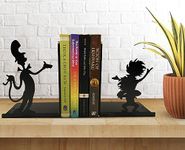 HeavenlyKraft Decorative bookends for Shelves Dr. Seuss Books Ends, Unique Bookends, Non Skid Book Ends, Book Stopper for Home/Office Decor/Shelves, Kids Bookends Children's bookends, 7 Inch Tall