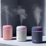 Bare Elixir Cool Mist Humidifier for Room Moisture with Aroma Diffuser - Essential Oil Compatible, Whisper Quiet, 7 -Color Light, Auto Shut-Off - Mist Maker for Home, Office & Bedroom Use