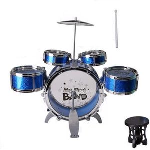Gaadoo Jazz Drum Set Big Size Musical Drum Set with 5 Drums, Cymbal and Chair Musical Toy