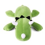Philicoco 3.5 lbs Weighted Dinosaur Plush, Dino Weighted Plush Animal Dinosaur Stuffed Throw Pillow(Green Dino 24" 3.5 lbs)