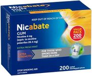 Nicabate, Quit Smoking Gum, Extra S