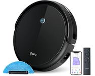 360 Smart Vacuum Robot Cleaner and Mop, 2600 Pa Suction, Smart IR Remote Control, 2-in-1 Vacuum and Mop, 4 Cleaning Modes, Anti-Drop Sensors, Automatic Self Charging Robotic Vacuum Cleaner, Ultra-Thin